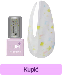 Baza hybrydowa TUFI profi PREMIUM Lovely Foil Base z folią 16 mleczna 8 ml